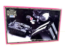 1982 REVELL HISTORY MAKERS ARMORED VEHICLE & SCISSORS BRIDGE MODEL # 8608 1/40 picture