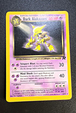 Pokémon TCG Dark Alakazam 18/82 Team Rocket Rare Non Holo English picture