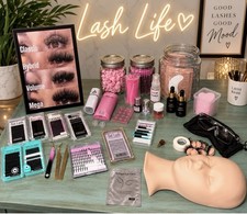 ✨ COMPLETE LASH EXTENSION SUPPLY & TRAINING BUNDLE – $400+ VALUE ✨ picture