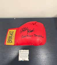 Christy Martin Signed Everlast Boxing Glove Coal Miner's Daughter Schwartz COA picture