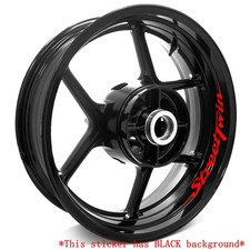 Letter Wheel Rim Decal Sticker For Triumph STREET TWIN 2016-2019 picture