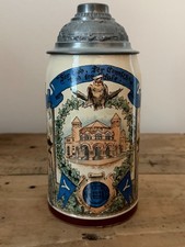 Yale University Mettlach Beer Stein Tankard - Mold 1909 - New Haven, Connecticut picture