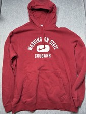 Nike Washington State Cougars WSU Crimson Pullover Hoodie Men's Size XL 🔥 picture