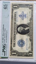 1923 $1 Silver Certificate Fr. 237-PMG GEM UNC 65 EPQ picture