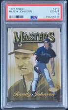 1997 Topps Finest Masters PSA Randy Johnson Rare Gold Hall of Famer REGRADE picture