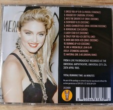 MADONNA Rare NEW CD 1985 Universal City CA Virgin Concert TOUR Fm A Great picture