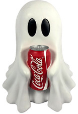 Authentic Viral Coca Cola Ghost Figurine Halloween Decor 10.5 Inch Collectible picture