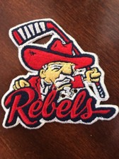 Ole Miss Rebels Colonel Reb  Vintage Embroidered Iron On Patch 3