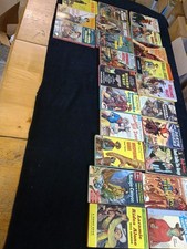 23 Vintage Western Paperbacks, Popular library, Dell, Signet  And More B50 picture