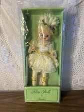 VTG 1987 Brinn’s Flora Belle Doll November Miss Chrysanthemum 14” Porcelain NRFB picture