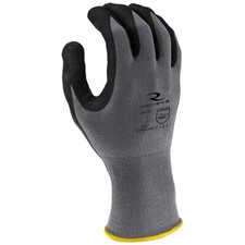 Radians RWG13-XL Nylon/Spandex Shell Foam Dipped Nitrile Gripper Gloves, X-Large picture
