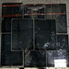 As Is Mixed Lot of 8  iPads Various Issues For Parts A2200, locked  picture