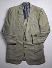 Vintage Oxxford Clothes Blazer Mens 44L Brown Gold Coat Jacket Ventless Business picture