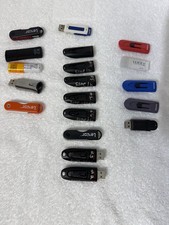 Big Lot of 19 USB Flash Drive Thumb Drive Memory Sticks - Mixed Mfg & Sizes (C2) picture