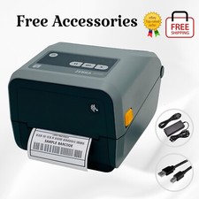 TESTED Zebra ZD420 Thermal Transfer Wireless Barcode Label Printer USB BT WiFi picture