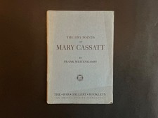Vintage Art  Booklet - The Dry-Points of Mary Cassatt - 1962 picture
