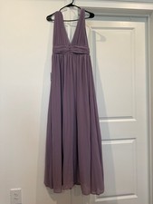 Lulus Dusty Lavender Bridesmaid Dress Size M New With Tags picture