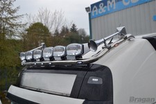 Roof Bar+Jumbo LED Spots+Flush led To Fit Volvo FH4 13-21 Globetrotter Standard picture