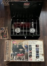 NEW Vtg 1986 Coleman 425F Two Burner Gas Camp Stove Model 425F-499 Open Box NOS picture