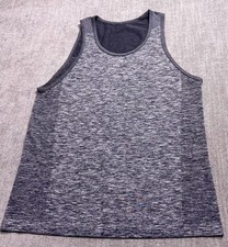 Lululemon Tank Top Womens Heather Blue Round Neck Pullover Gym Wear Workout picture