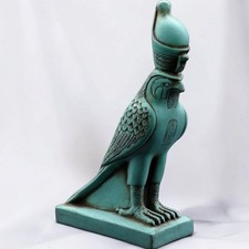 Rare Ancient Egyptian Horus Statue Antique Pharaonic God Mythology Unique BC picture