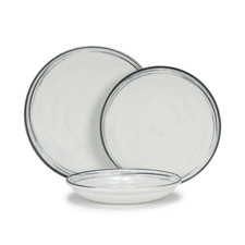 Porcelain 12-Piece Dinnerware Set French Home, Water's Edge picture