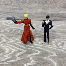 Trigun Real Figures Vash the Stampede Nicholas D Wolfwood Kuwagata Bandai Lot picture