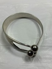 Anna Greta Eker PLUS Norway 925S Tapered Bangle Bracelet 46g picture