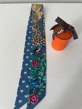 NWT Hermes Twilly Jungle Love Love with box Gris/Blue/Vert picture