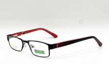NEW NICKELODEON WARRIOR BLK BLACK AUTHENTIC EYEGLASSES 47-16 picture