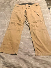 KÜHL Men’s Beige Canvas Cotton Cargo Pants Regular Fit Straight 36 picture