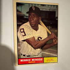 Topps 1961 Minnie Minoso #380 Base Set Chicago White Sox Baseball Card picture