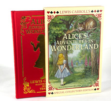Alice's Adventures in Wonderland - Lewis Carroll Slipcased Silkbound Classic NEW picture
