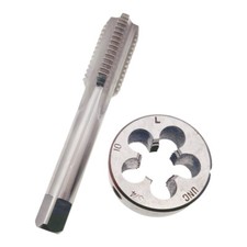 3/4-10 UNC Tap and Die Set Left Hand 3/4x10 Thread Round 3/4