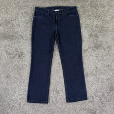 Clothing Arts Explorer Travel Jeans Mens 38x30 Indigo Blue Coolmax DWR Stretch picture