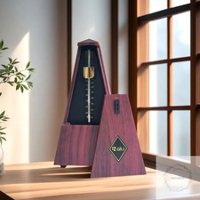 Metronome Classic Mechanical Wind-Up Design with Bell for Piano, Guitar, Violin picture