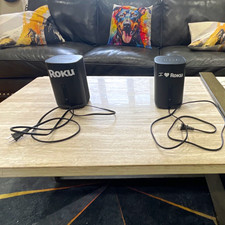 Roku 9020X Wireless Surround Left/Right Speakers Pair 2.0 Channel Black picture