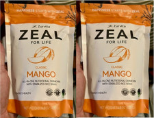 2X Zurvita - Zeal For Life 30-Day Wellness Bag - Mango Flavor Exp 05/2029 picture