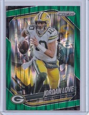 Jordan Love Panini Prizm Green Flash Prizm 2025  #82 picture