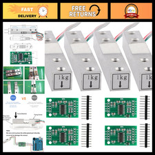 4 Sets Load Cell Kit with HX711 A/D Amplifier for DIY Kitchen Scale Weighing Sen picture