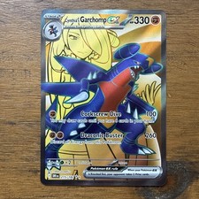 Pokemon TCG SV10 Destined Rivals Cynthia's Garchomp ex 215/182 Full Art Holo picture