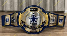 Custom Dallas cowboys Championship Title Belt Adult Size 2MM Brass picture