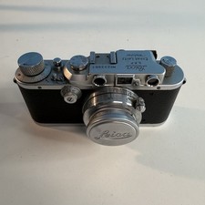 📷 Vintage Leica II Camera Ernst Leitz Wetzlar Lens Case Tripod Bundle  picture