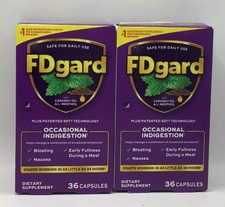 2 FDgard® for Functional Dyspepsia  Symptoms 36x2=72 Capsules Exp 7/27 picture