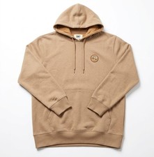 Mens Vissla Solid Sets Eco PO Pullover Hoodie Brown Palm Tree Patch Size M NWT picture