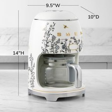 SALE HOT SMEG Honeycomb Drip Coffee Maker, 10-Cup picture