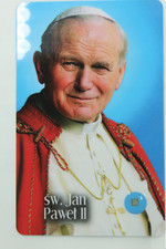 POPE JOHN PAUL II RELIC EX INDUMENTIS 2ST CLASS PRIVATE SECRETARY CARDINAL GIFT picture