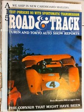 Vintage Road & Track Magazine February 1968 picture