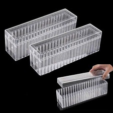 2PC Transparent PC Coin Storage Box 20 Slab Coin Holder for PCGS NGC PCCB PMGab picture