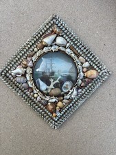 Antique Victorian Sailor’s Valentine with Shells - Handmade Very Unique Find picture